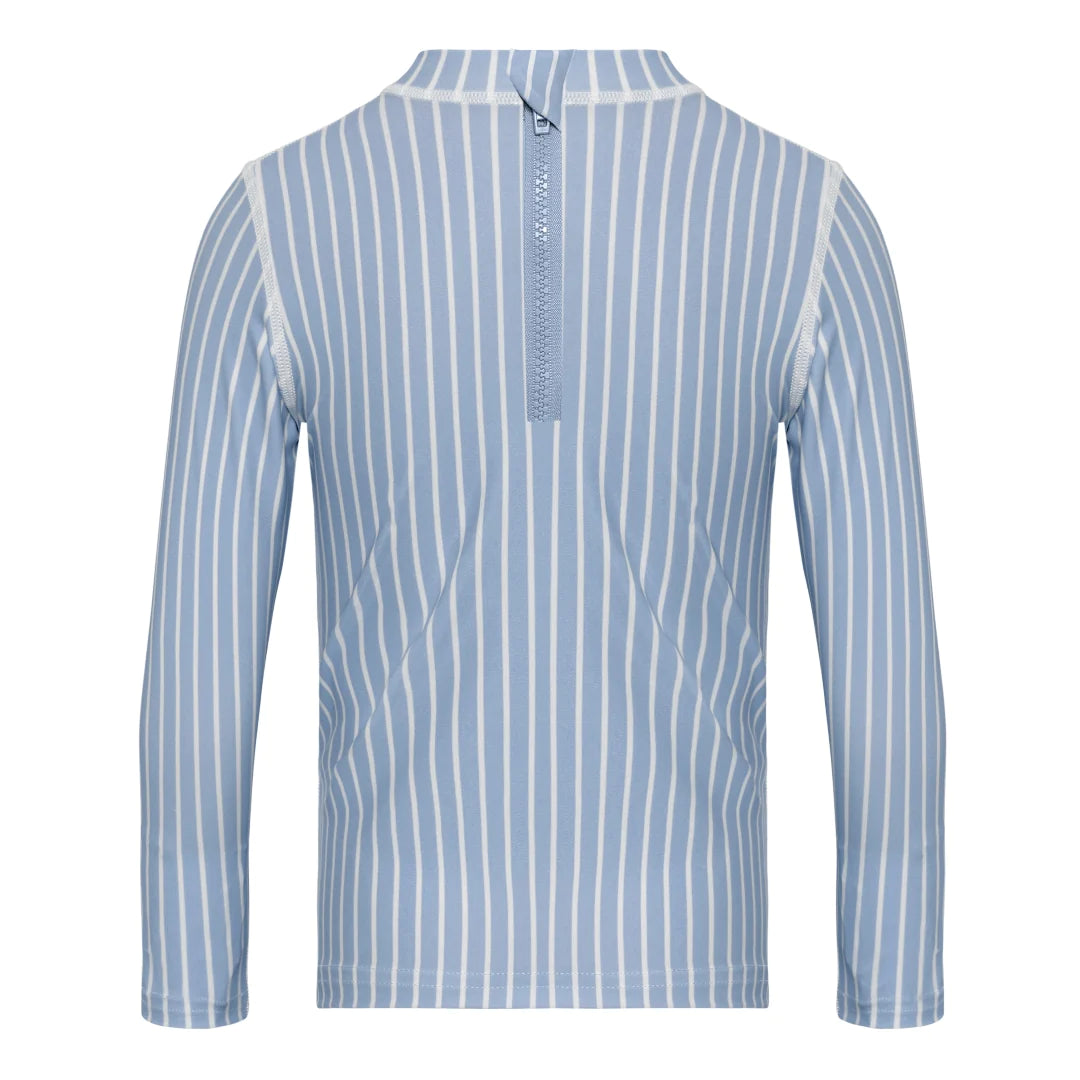 UV Swim Shirt Blue Shadow Striped
