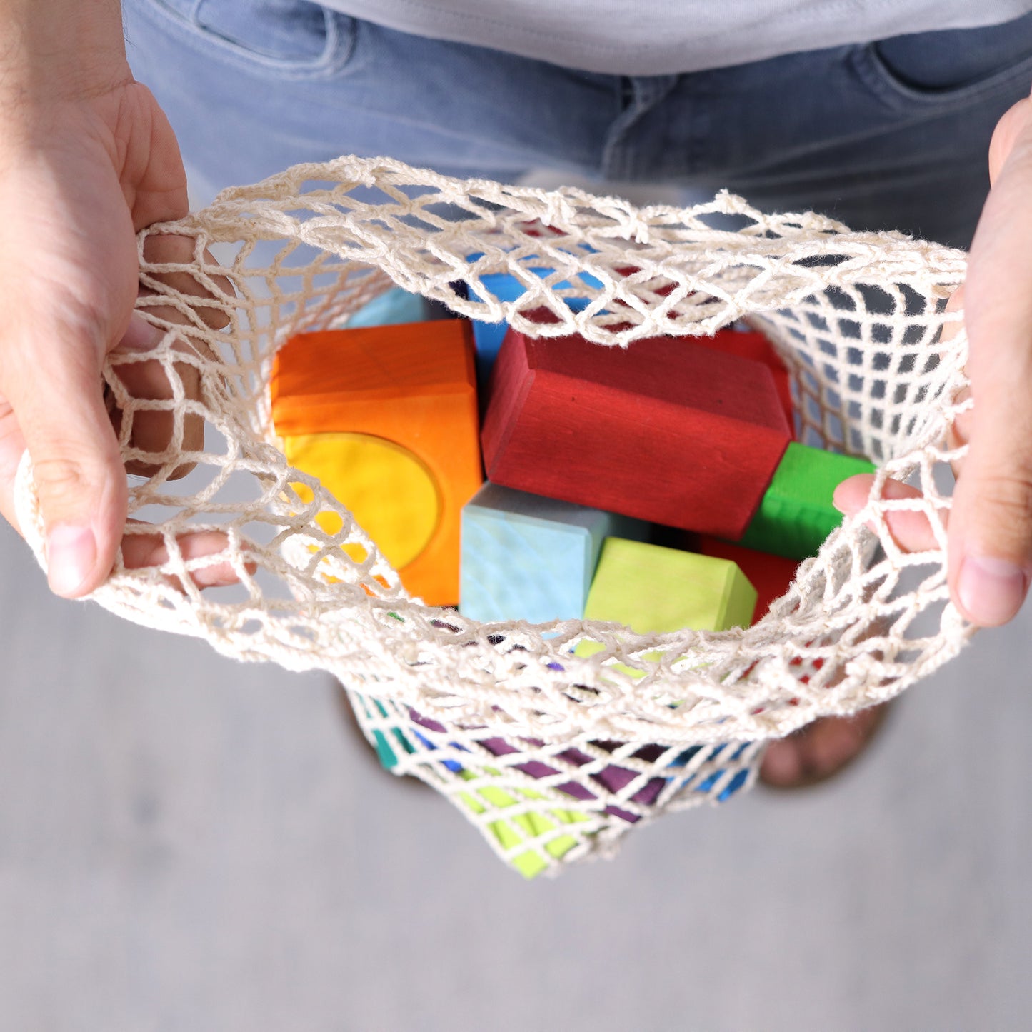 Grimm's 30 Colored Geo Blocks