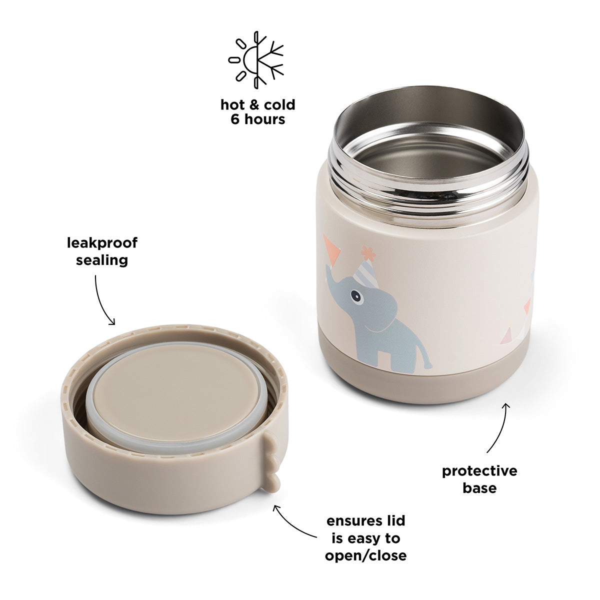 Insulated Food Jar Celebration Sand 300ml