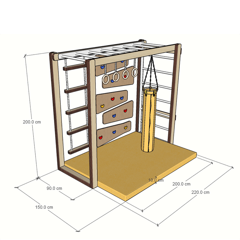 Monkey Bars with Accessories Set - PRE ORDER