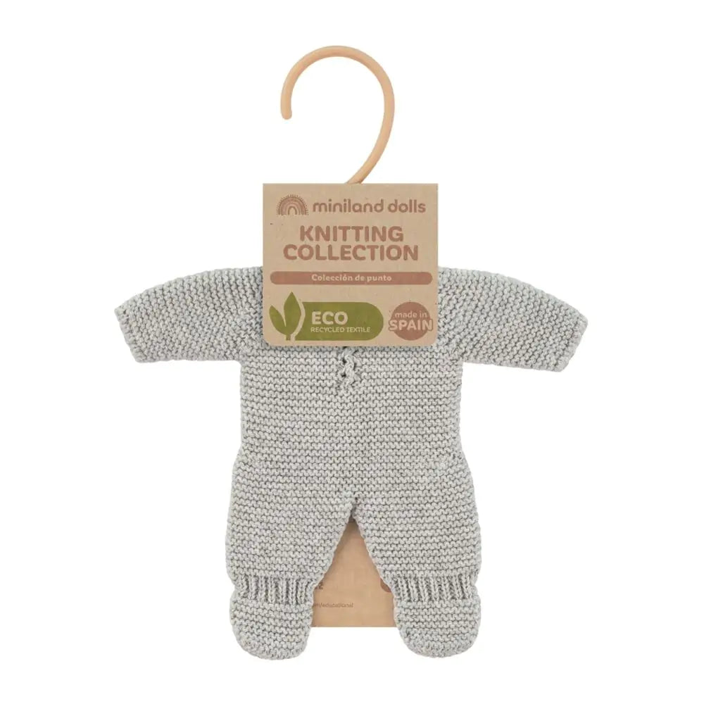 Knitted Pajama 21cm - Gray