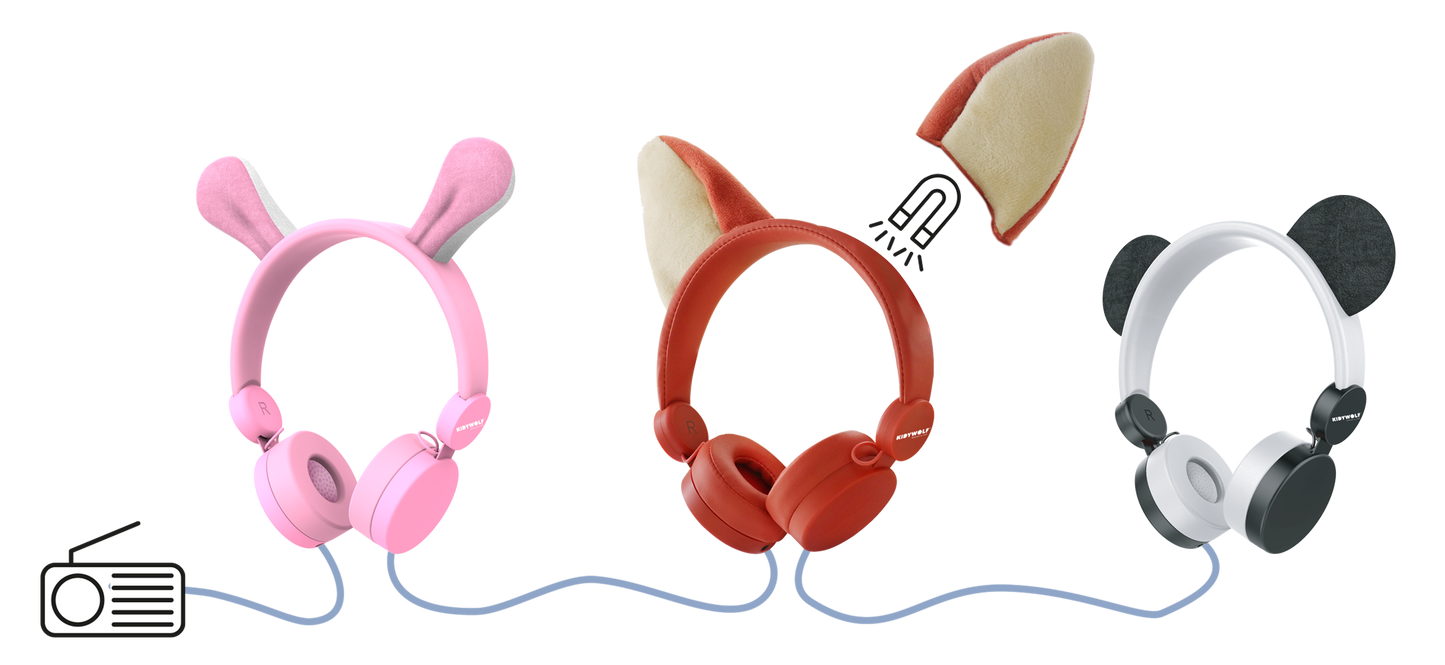 Kidyears Headset - Panda