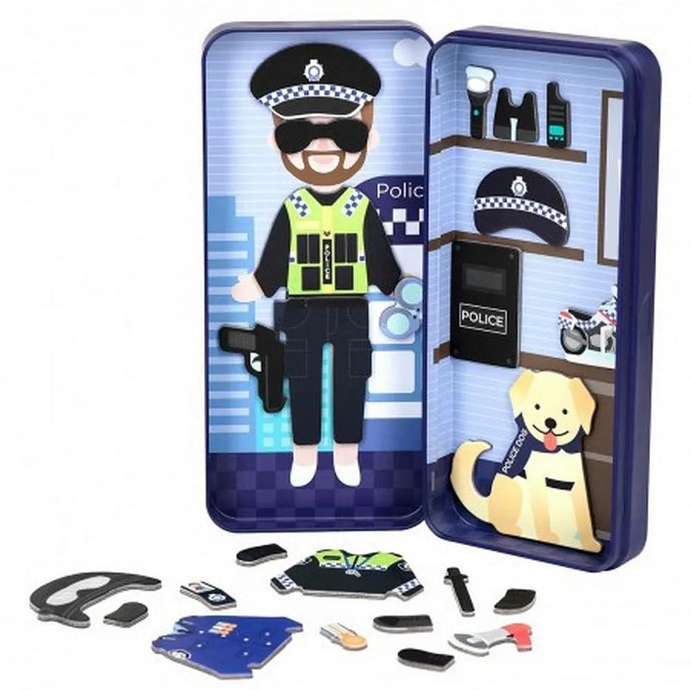 Magnetic Puzzle Box-Police Officer