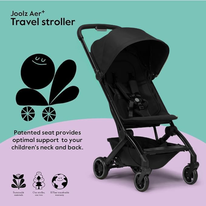 Aer+ Stroller &. Carrycot - Complete Space Black