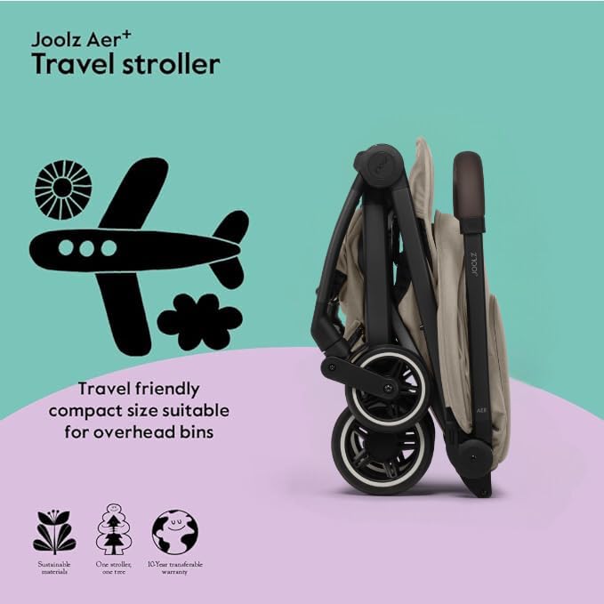 Aer+ Stroller - Sandy Taupe