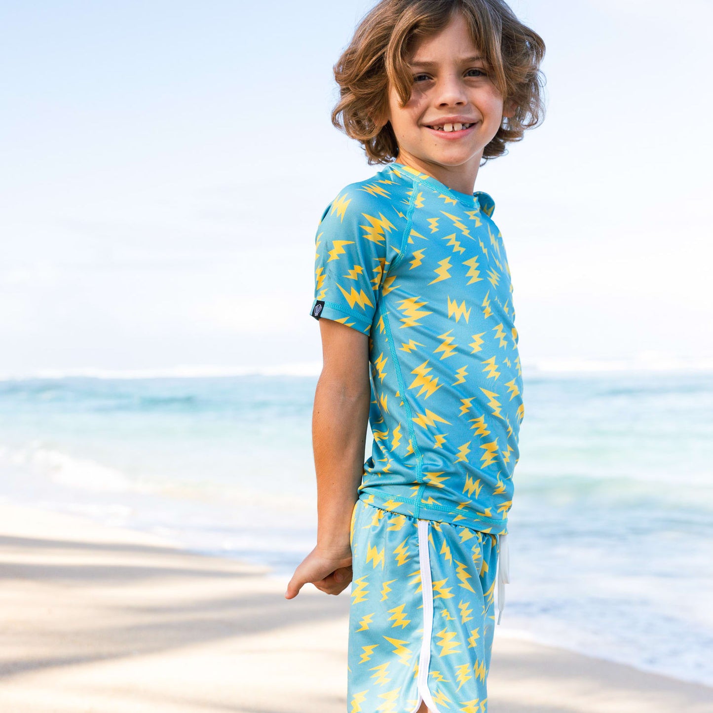 Bolts Of Lightning Swim Trunk