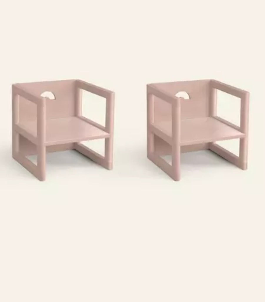 Reversible Chair - Set Of 2 + Table & 2 Chair - pre order / Available in any color (Copy)