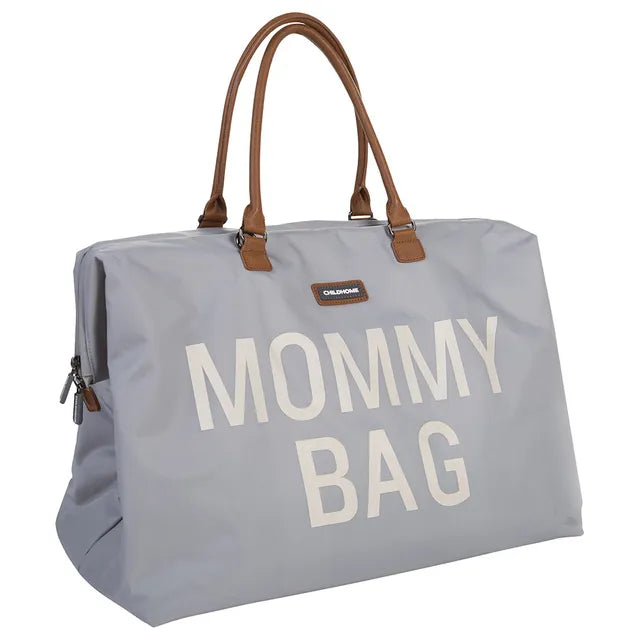 Mommy Bag Big - Grey Off White