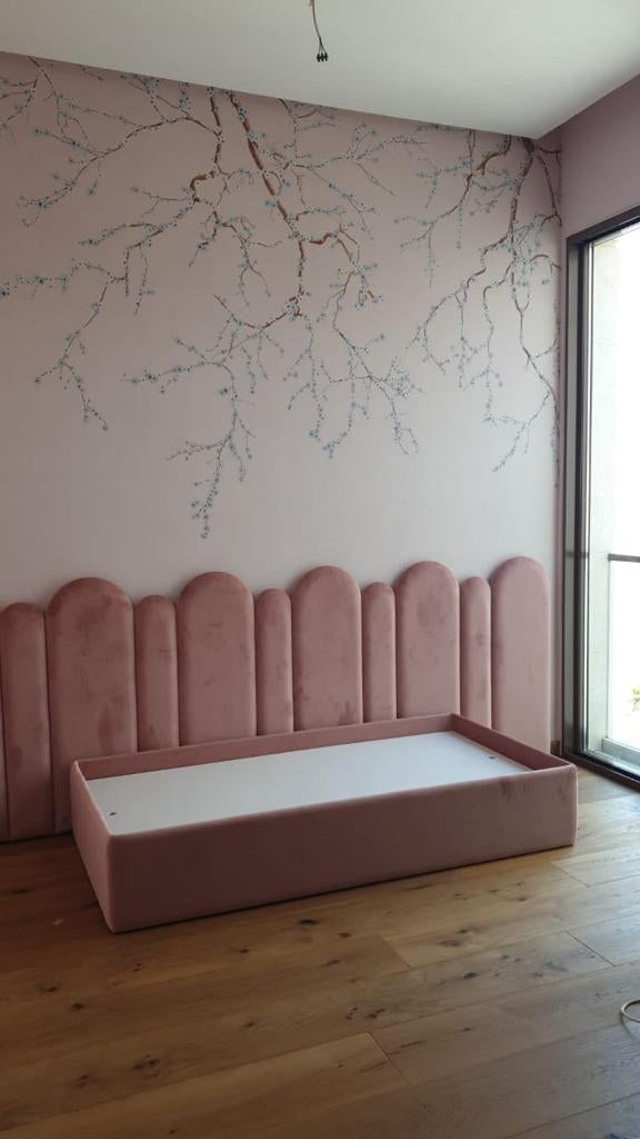 Pre Order Full Size Bed with wall cushions (can be 100% customised upon order )
