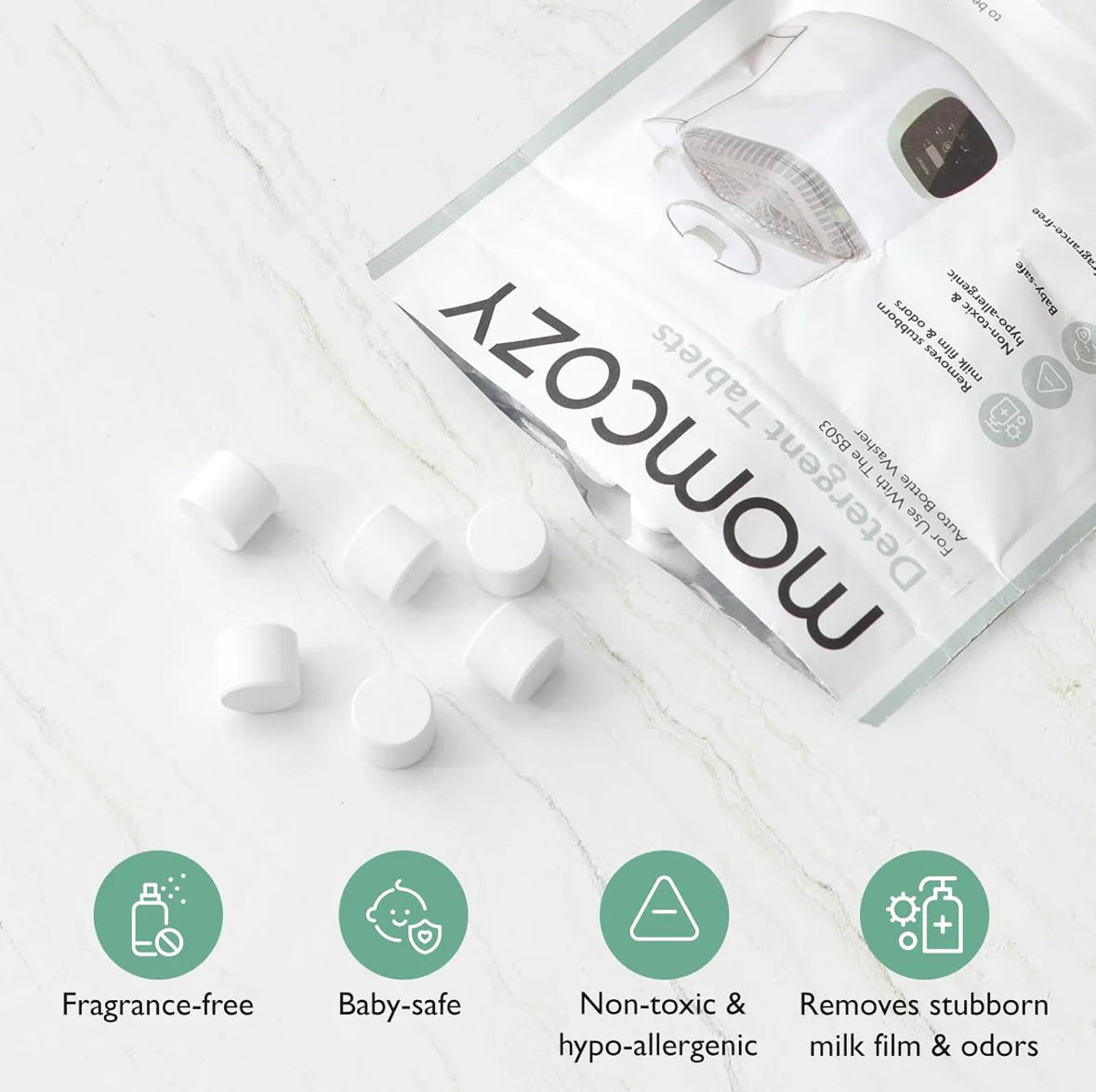 Official Washing Block for Momcozy KleanPal Pro Baby Bottle Washer