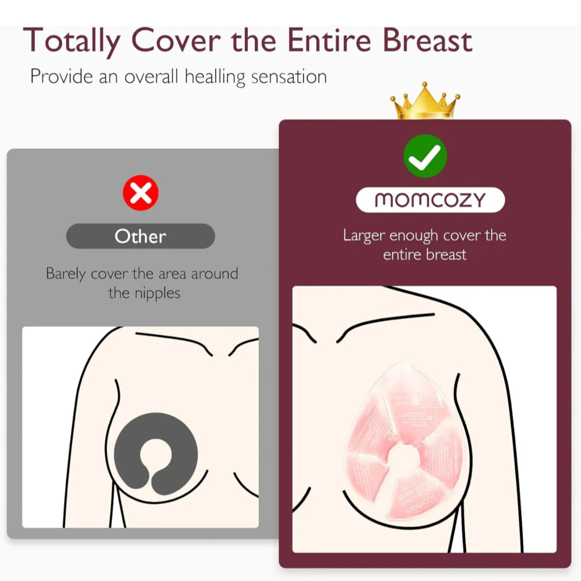 Momcozy Hot and Cold Breast Pads