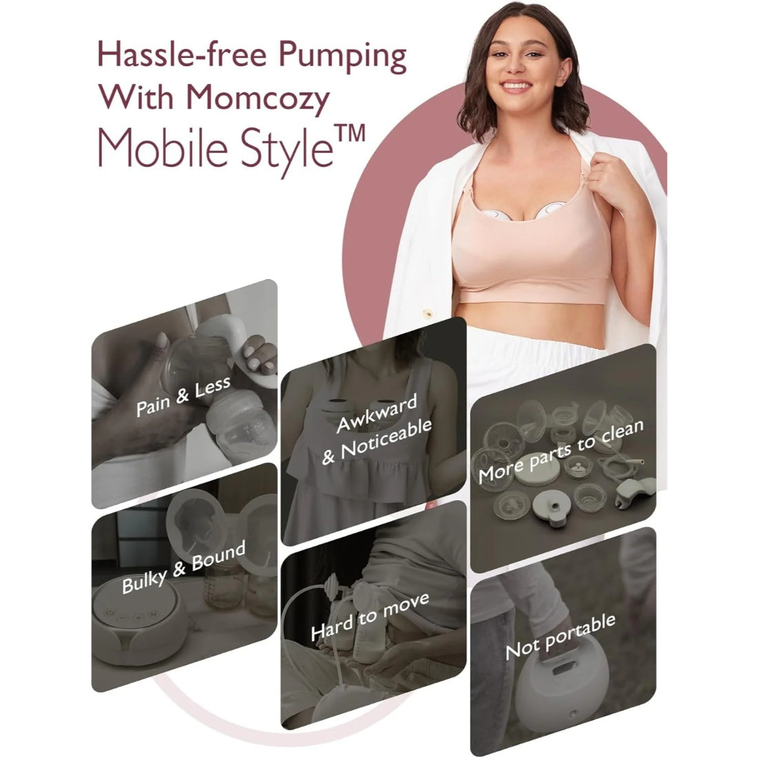 M6 Double Mobile style Breast Pump