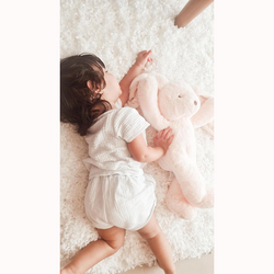 Teddykompaniet - Svea Bunny Stuffed Animal -  Light Pink (45 cm)