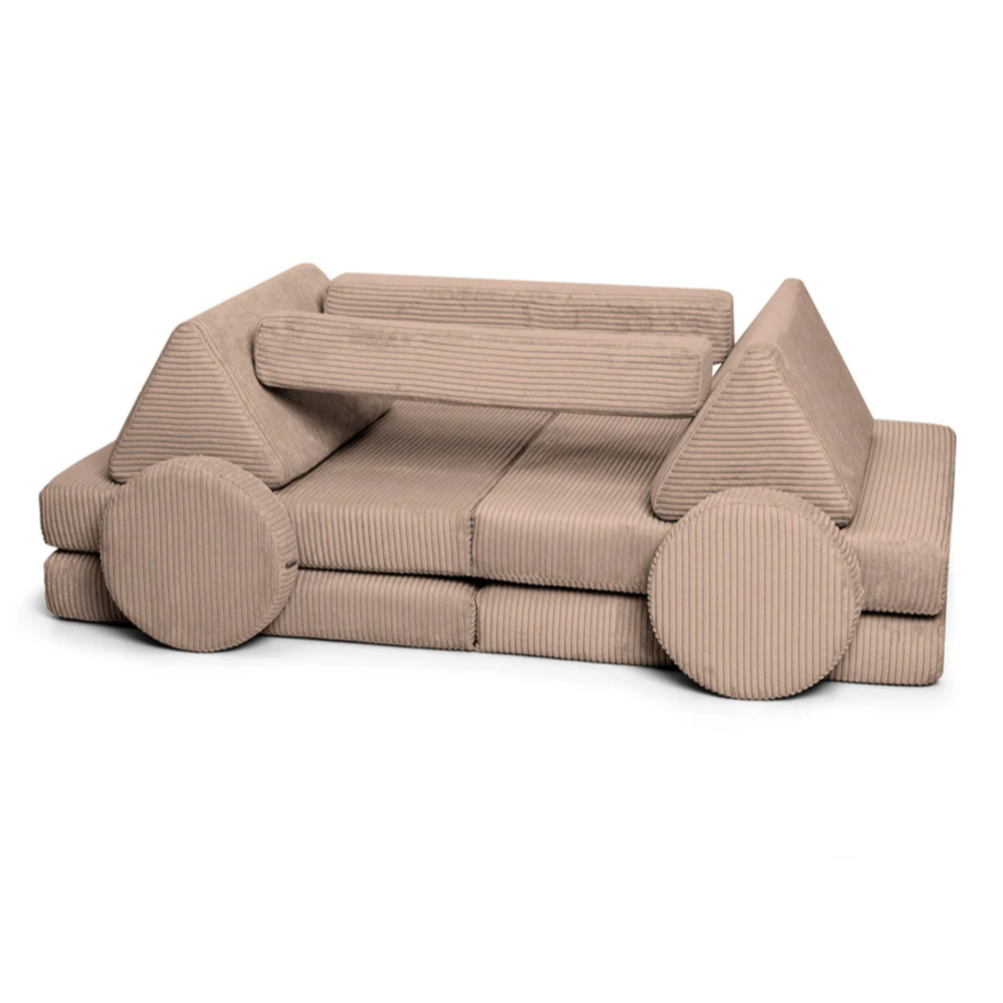 Play Sofa Pure Corduroy / Chocolate - Pre Order