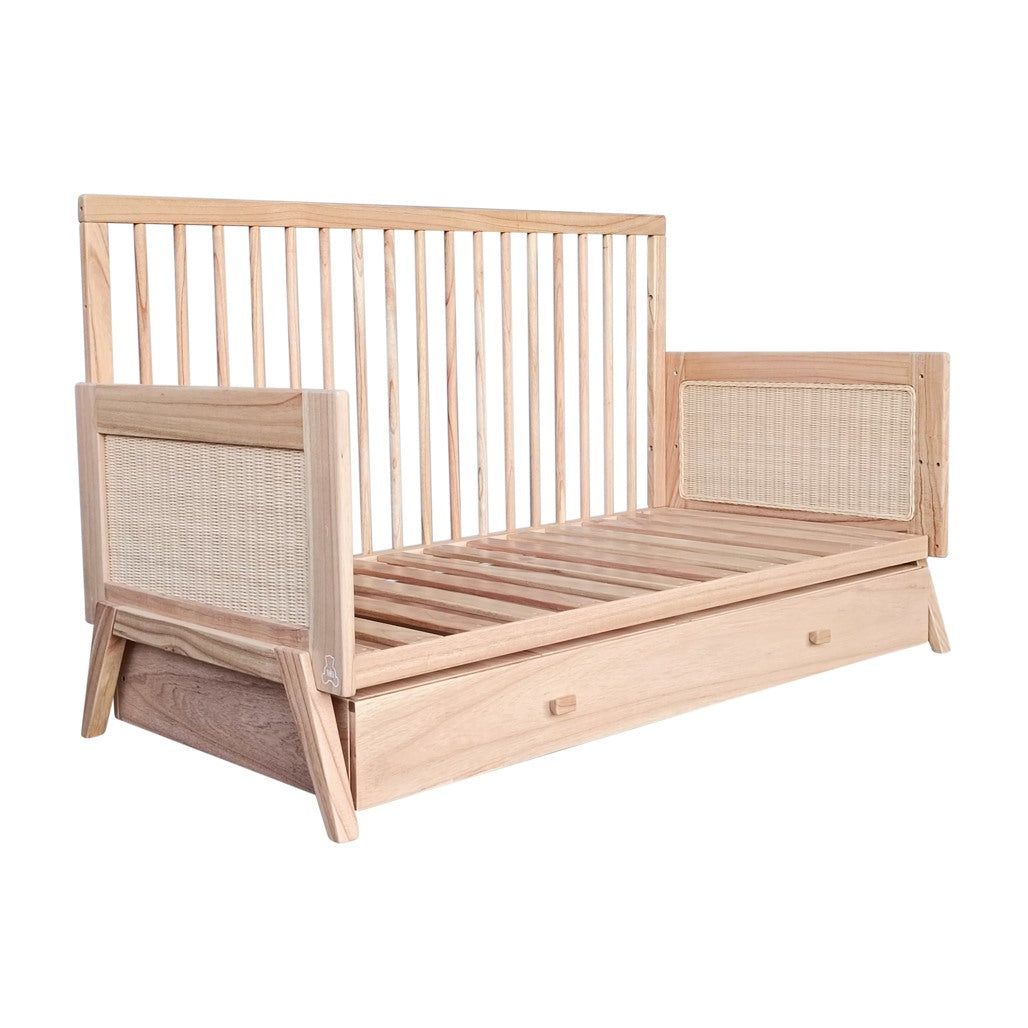 Marelia Bois Tiroir De Lit/Bed Drawer 70 X 140 - Naturel
