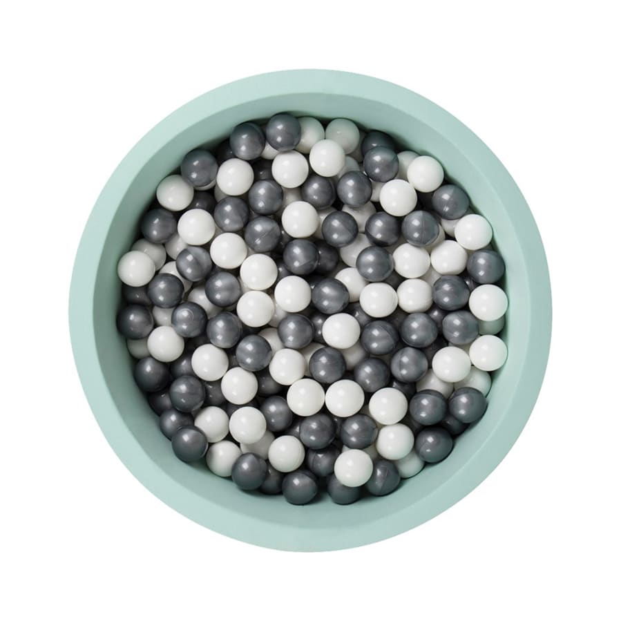 Mint Ball Pit - Silver/White Balls - Mint