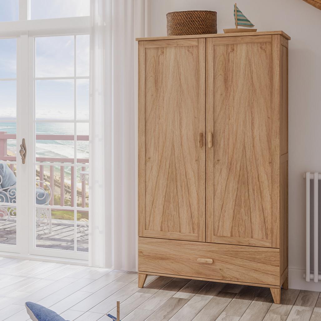 Naia Bois Armoire / Wardrobe - Naturel - PRE ORDER