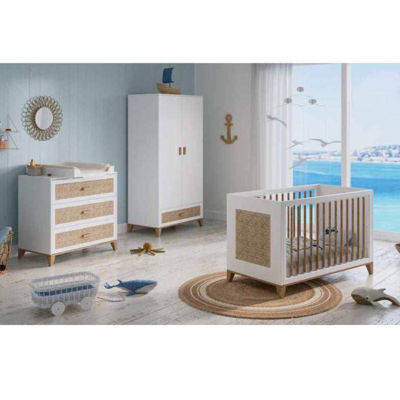 Nami Wardrobe Rattan - Neige - PRE ORDER