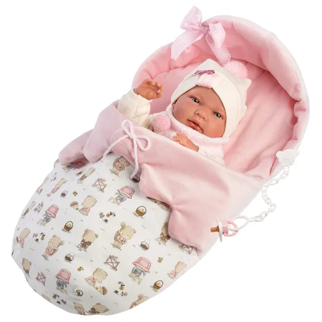 Nica Baby With Pink Bag 40Cm 40Cm