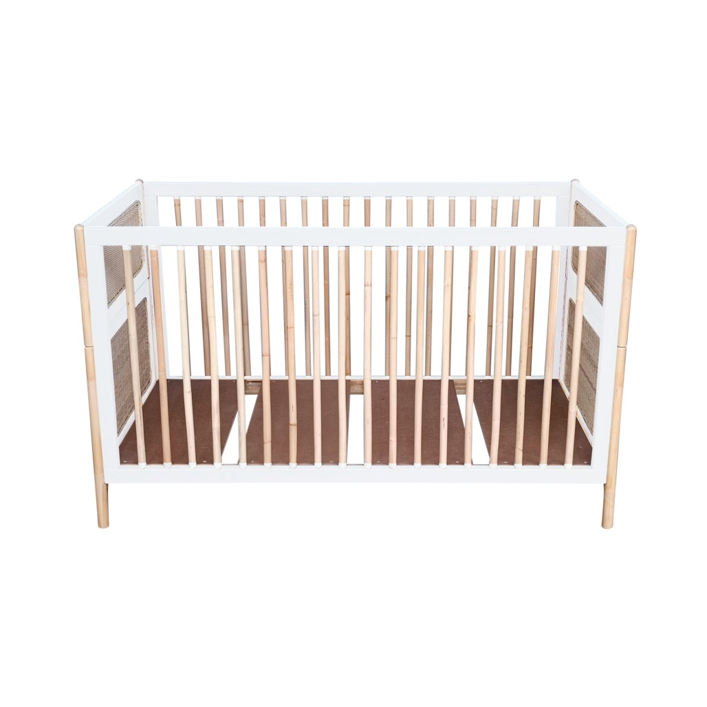 Oceania Rattan Evolutive Bed 70 X 140 - Neige - PRE ORDER