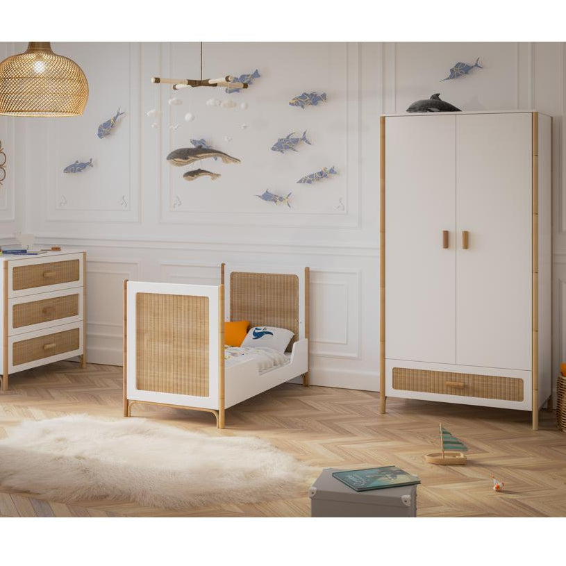 Oceania Wardrobe Rattan Cannes - Neige - PRE ORDER