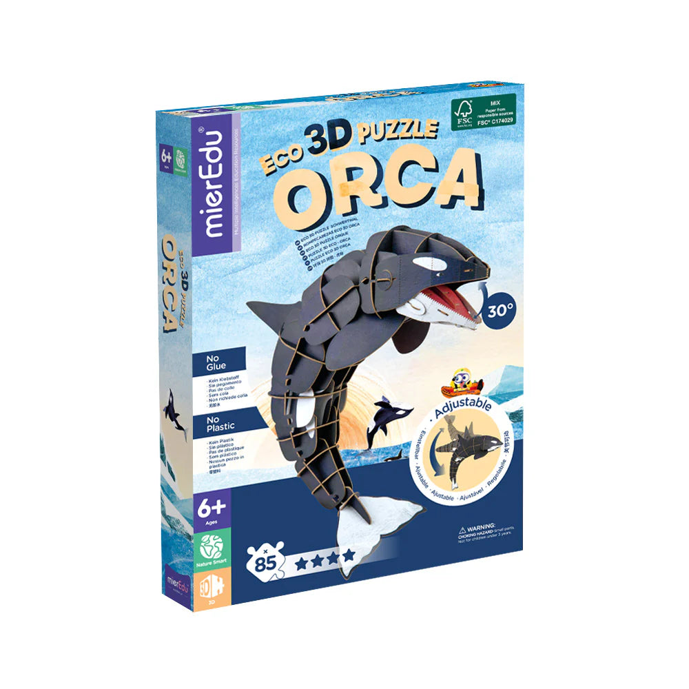 Eco 3D Puzzle-Orca (Deluxe)