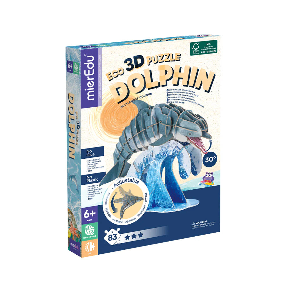 Eco 3D Puzzle-Bottlenose Dolphin (Deluxe)
