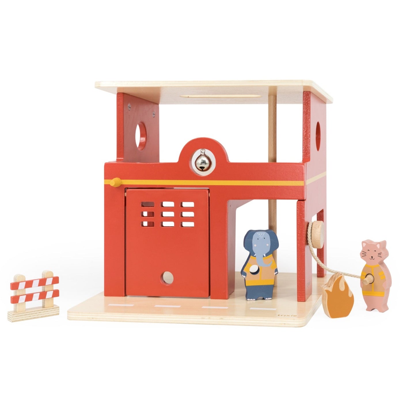 Wooden Animal Fire Station