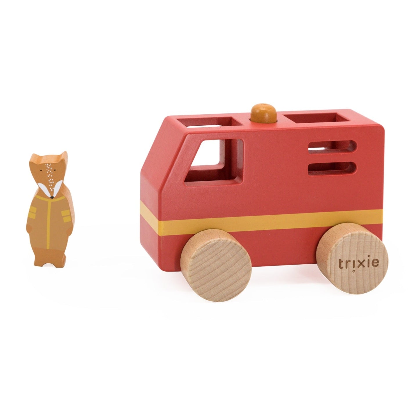 Wooden Small Fire Truck