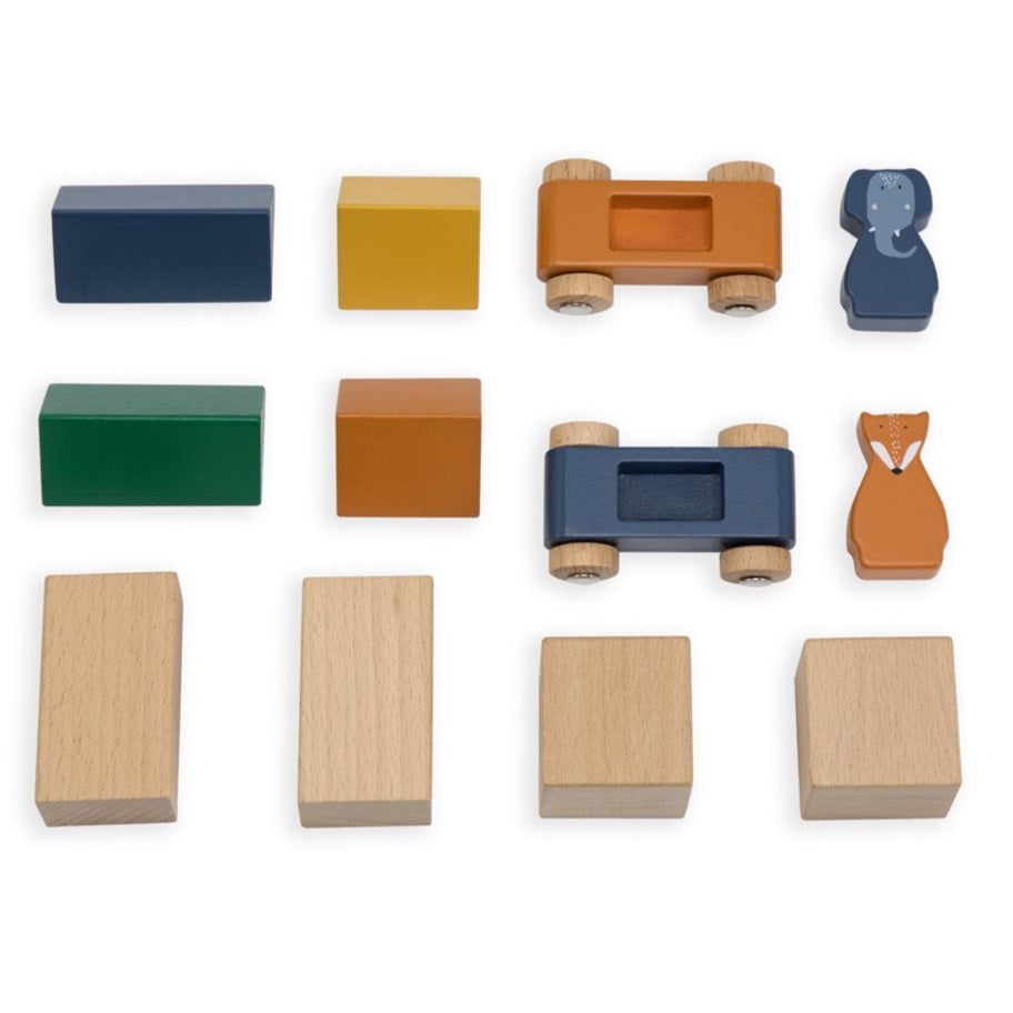 Wooden Road Puzzle With Accessories