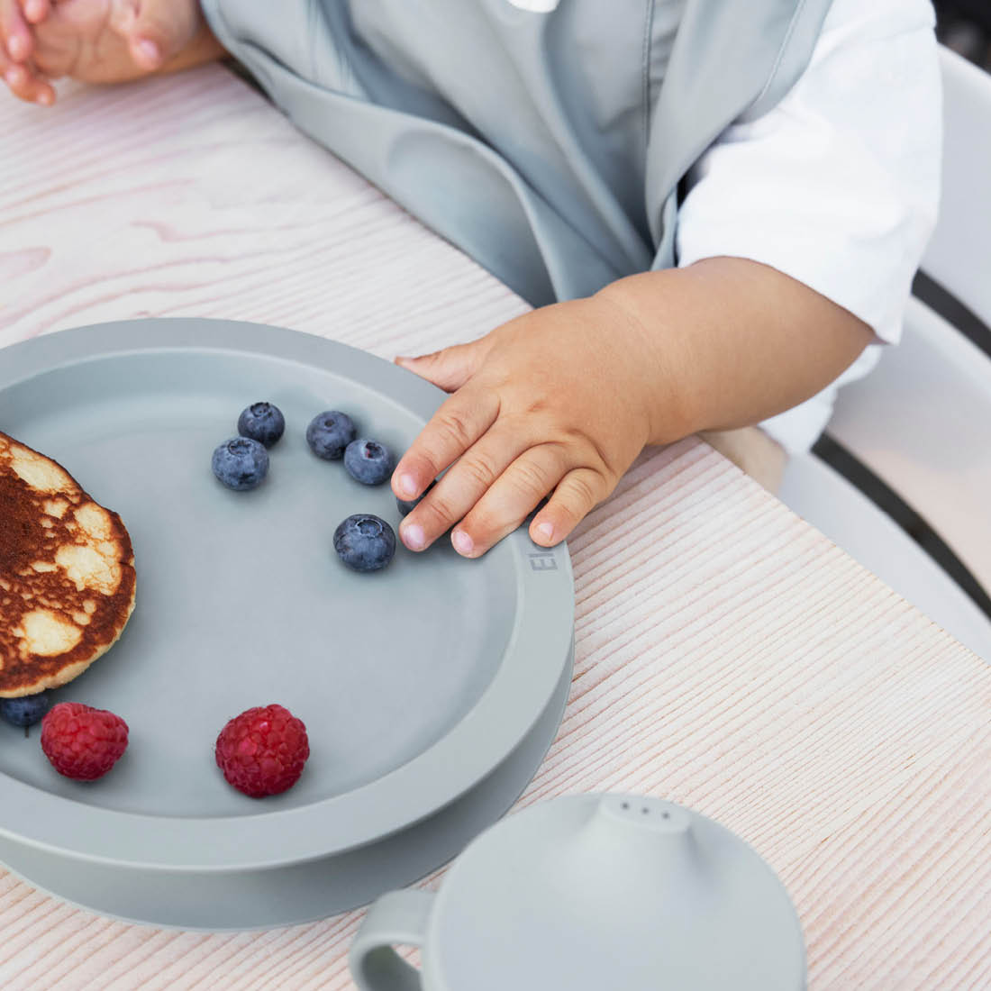 Baby Bib - Pebble Green