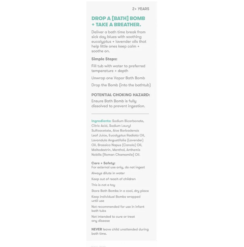 Frida Baby BreatheFrida - The Natural Vapor Bath Bombs