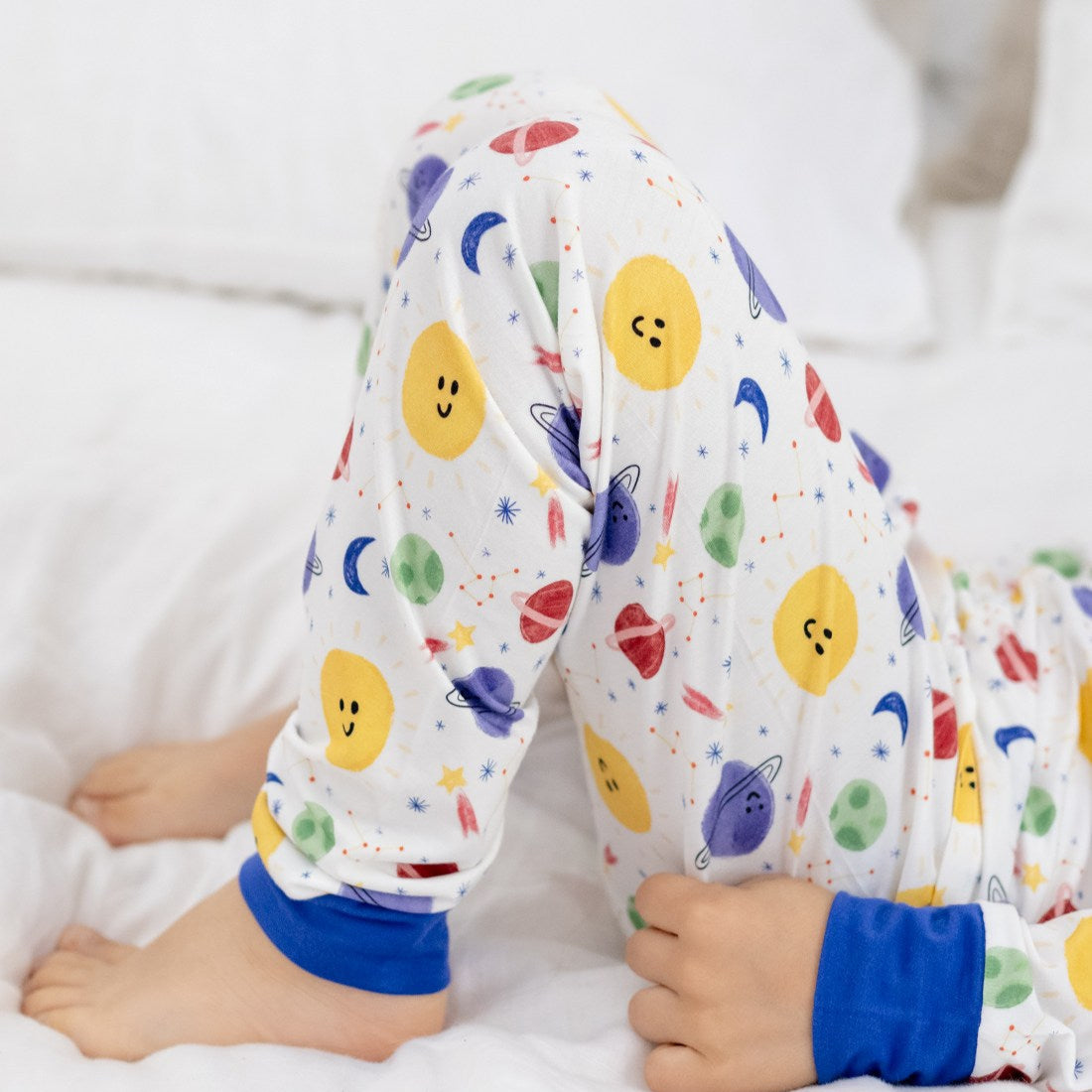 Galaxy pants set OEKO TEX® Bamboo Slateblue