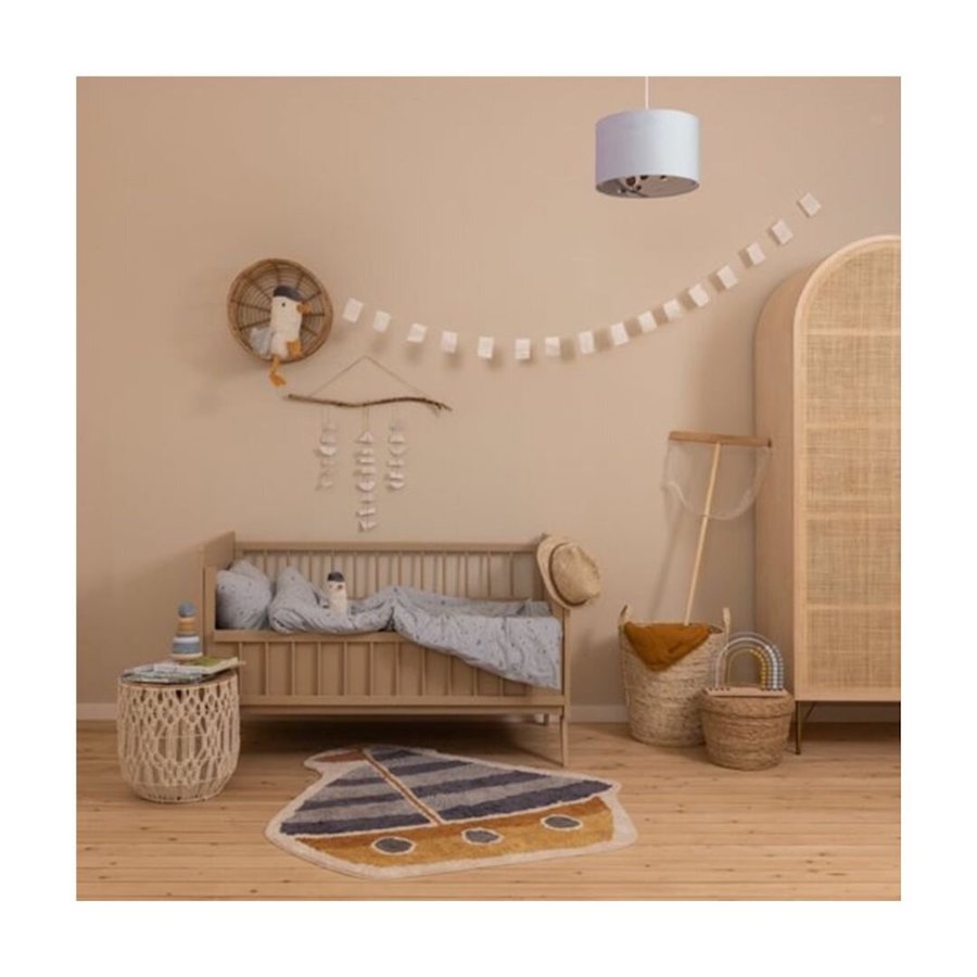 Cot Duvet Cover Sailors Bay Blue