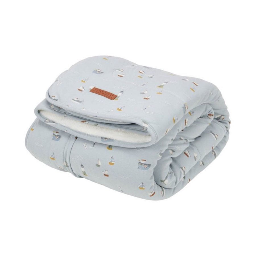 Cot Blanket Sailors Bay Blue
