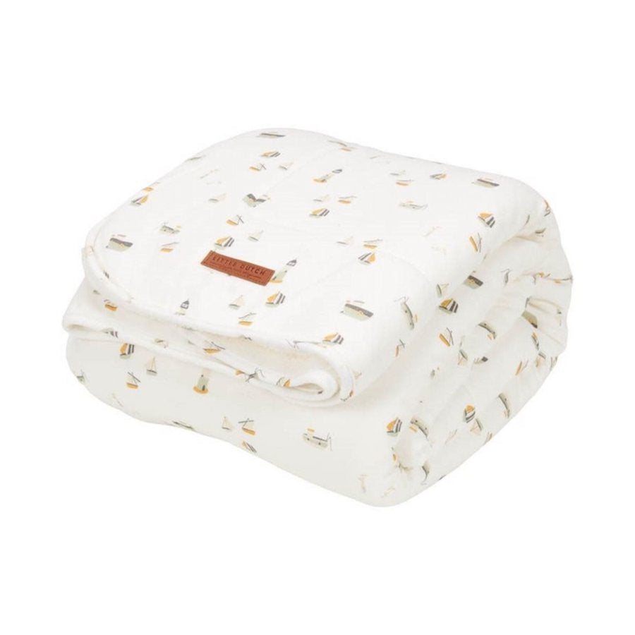 Cot Blanket Sailors Bay White