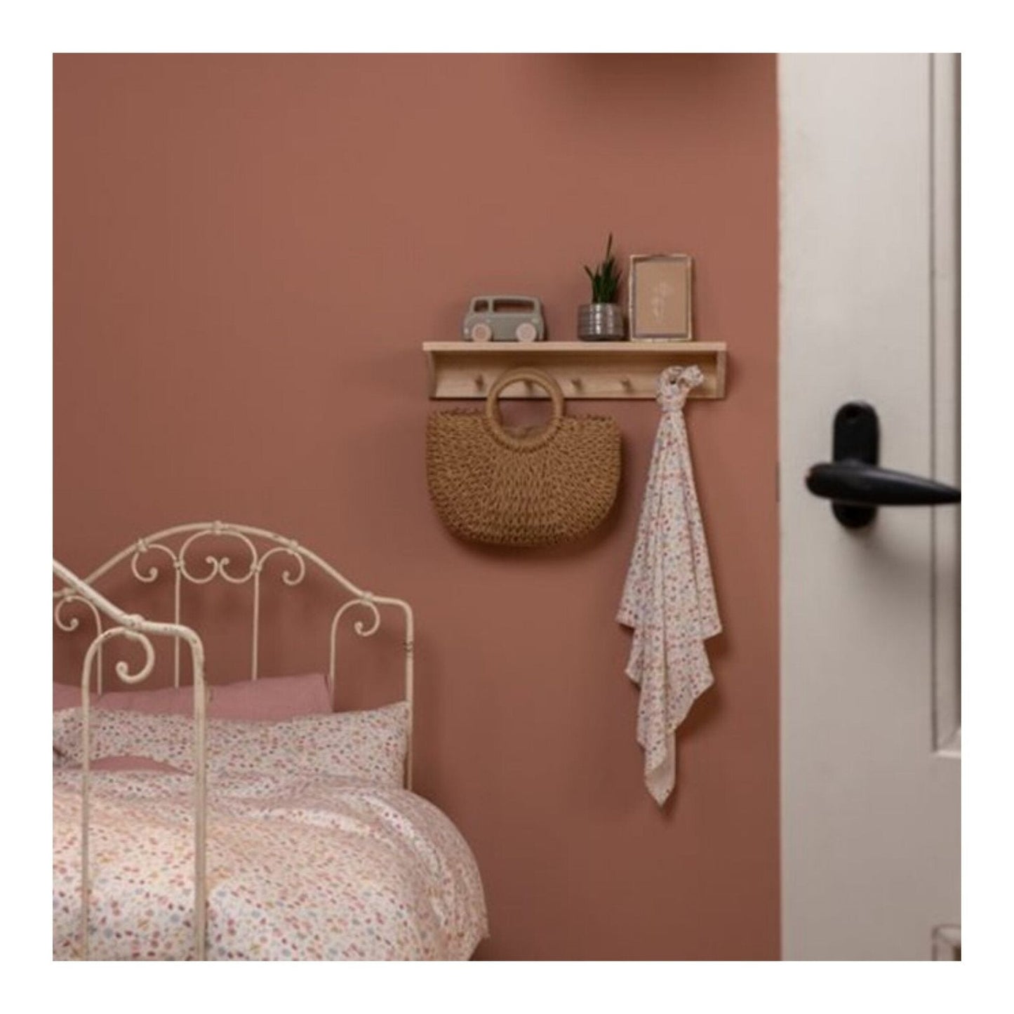 Swaddles Set Flowers & Butterflies/Pure Soft Pink - 70x70cm