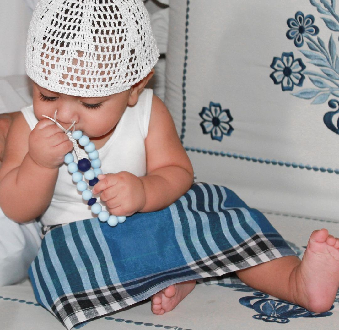Silicone Misbah Teether Blue