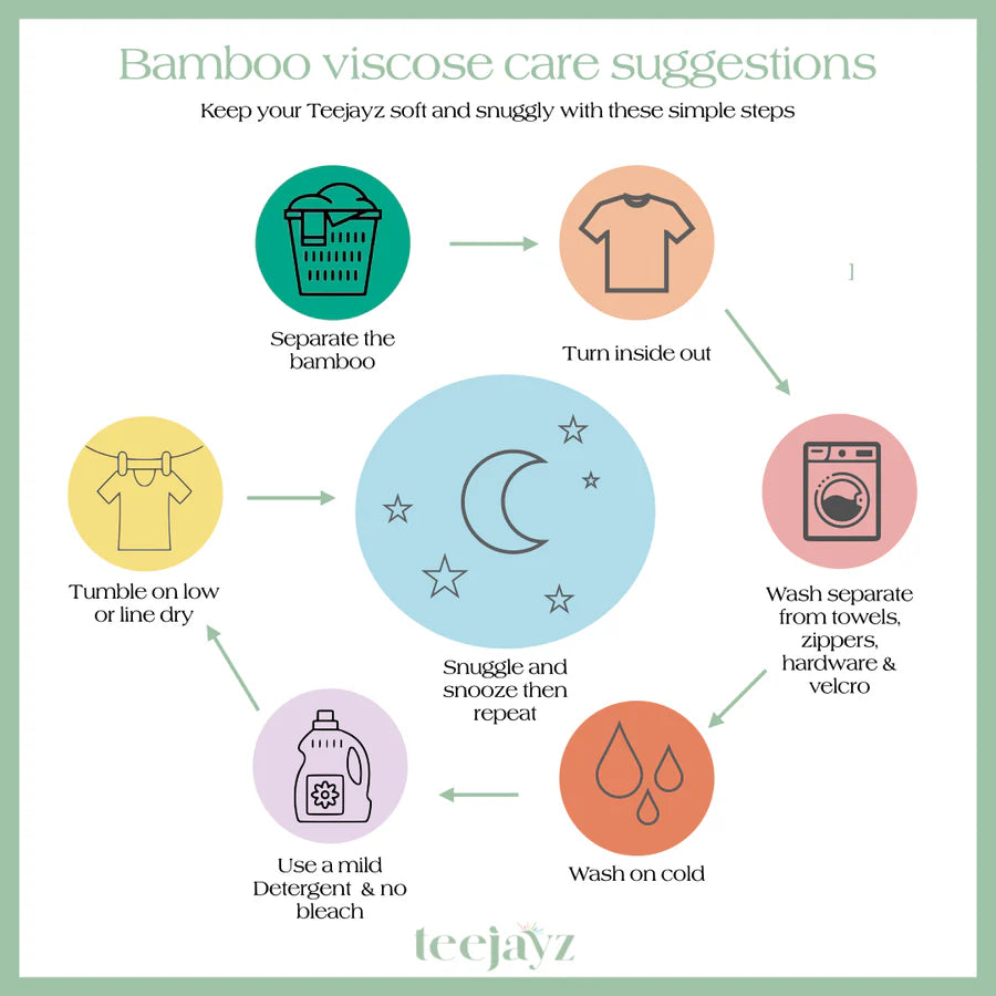 ABC zippy Onesie OEKO TEX® Bamboo Light Salmon