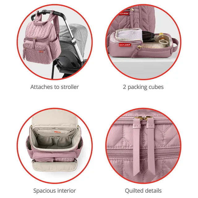 Skip Hop Forma Backpack Mauve Mist