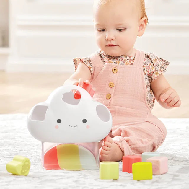 Silver Lining Cloud Feelings Shape Sorter