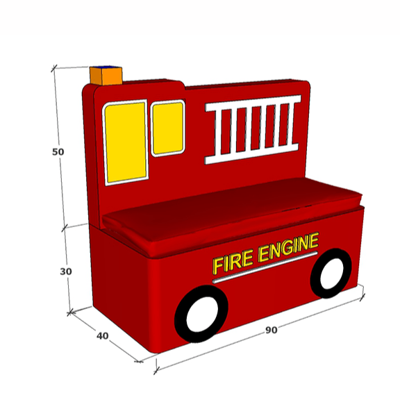 Fire Engine Seater - PRE ORDER