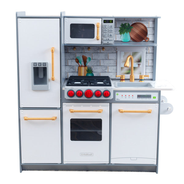 Uptown Elite White Play Kitchen With Ez Kraft Assembly