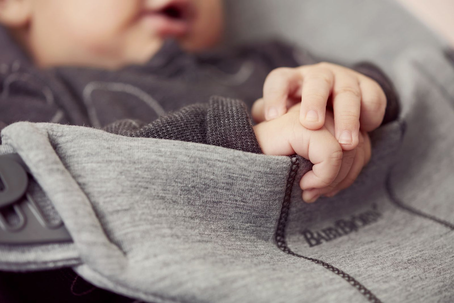 Bouncer Bliss - Light Grey, 3D Jersey