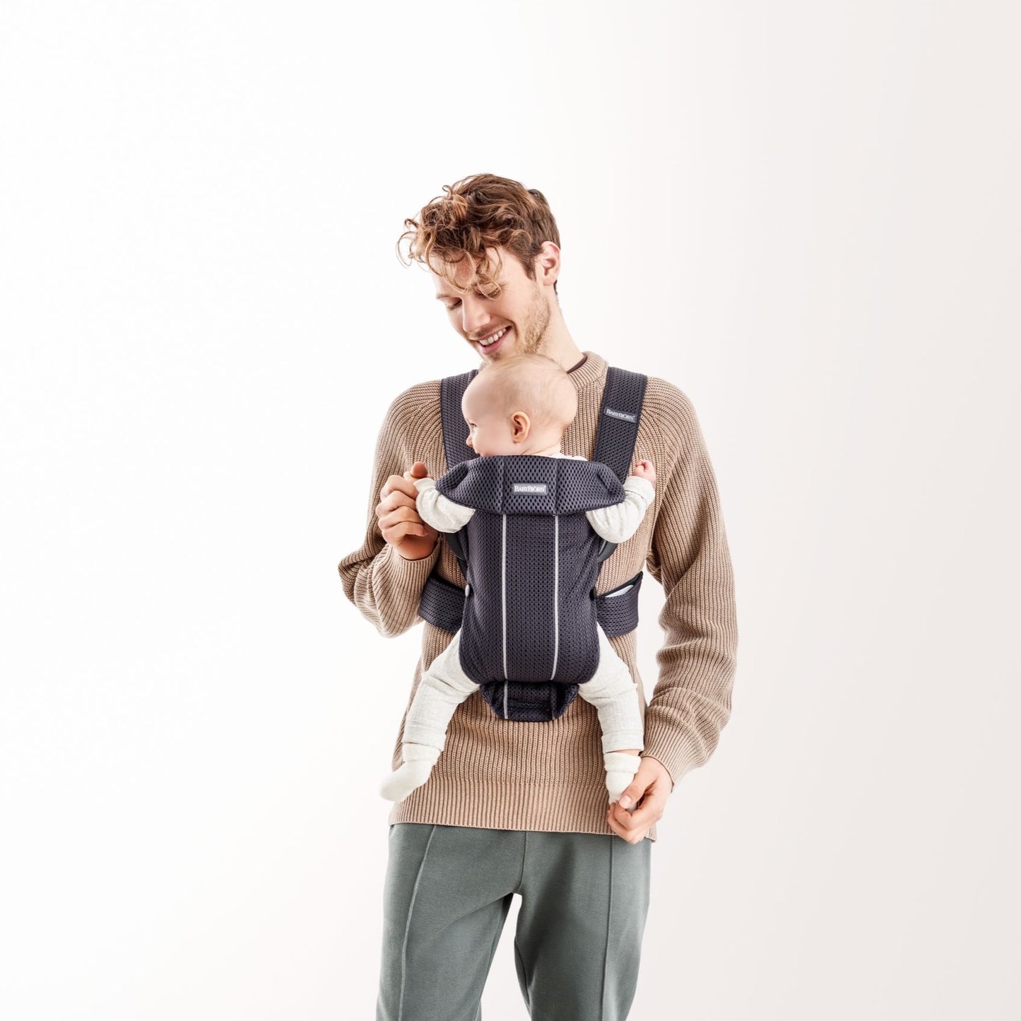 Baby Carrier Mini - Anthracite, 3D Mesh
