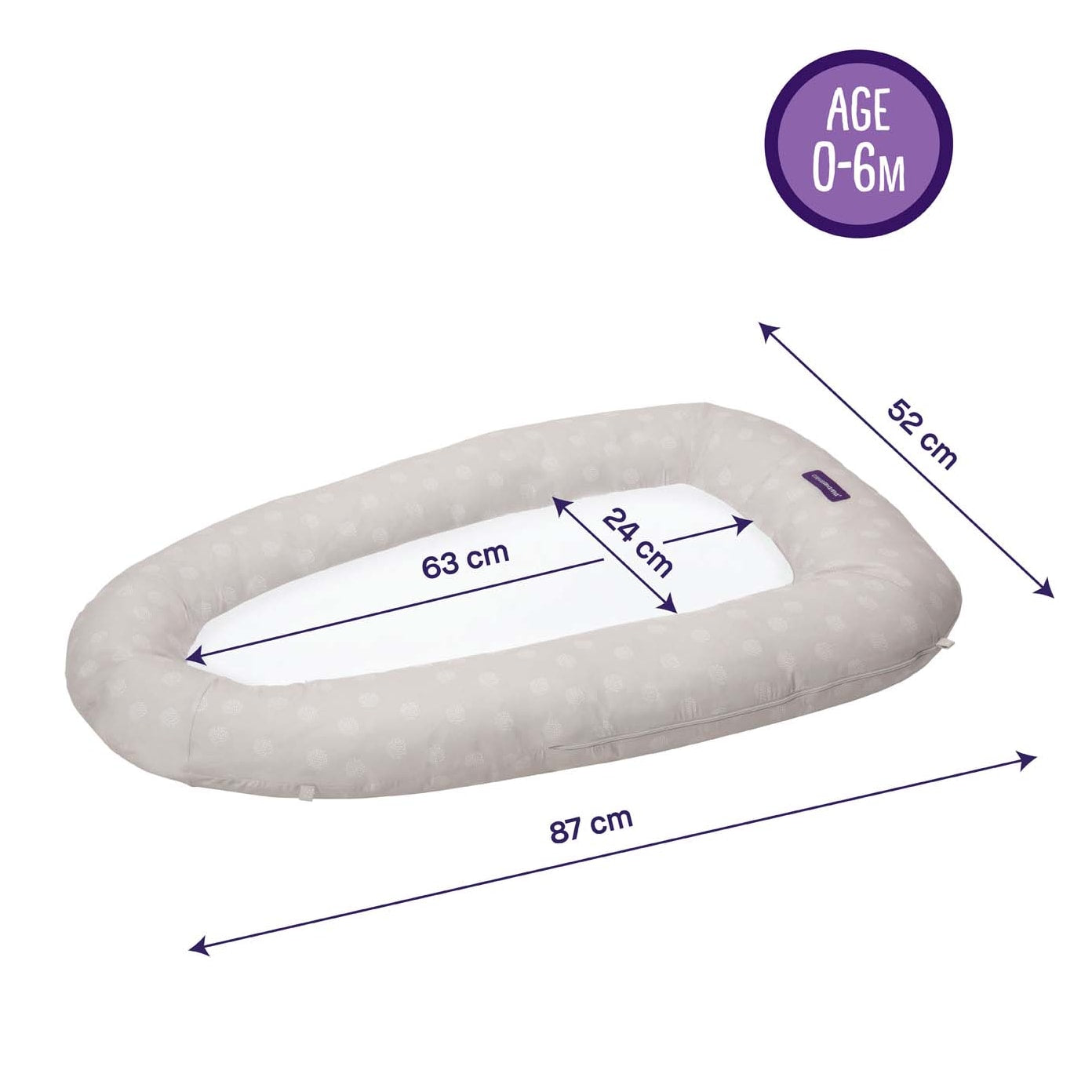 Baby Pod White/Grey