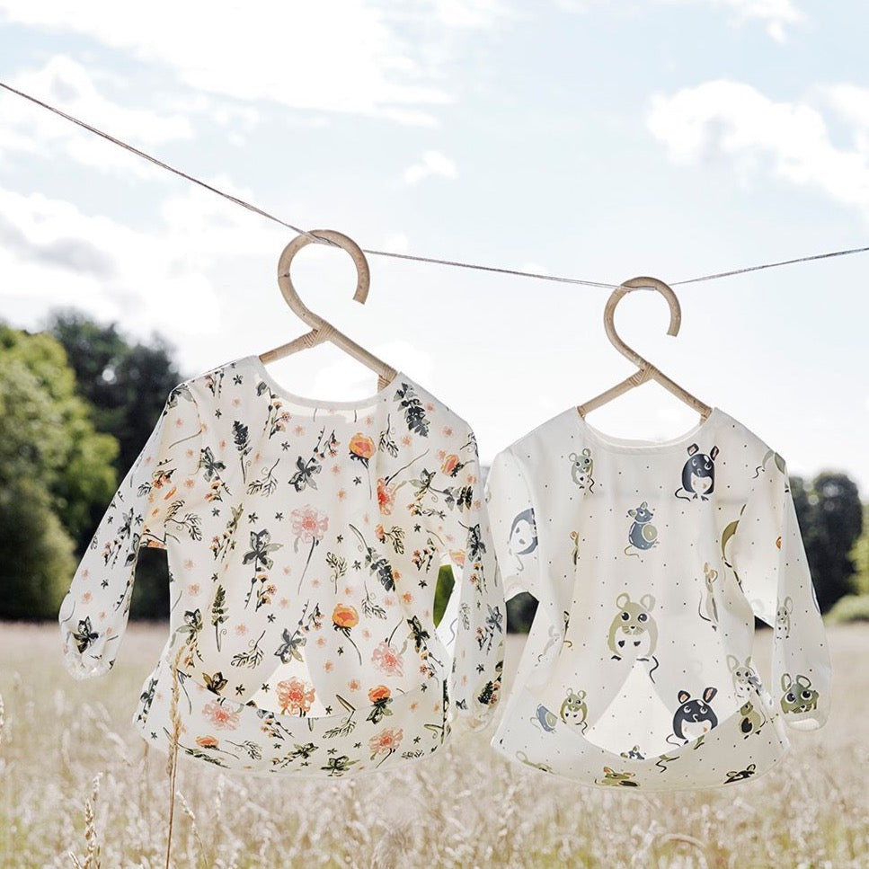 Elodie Details - Longsleeved Baby Bib - Forest Mouse