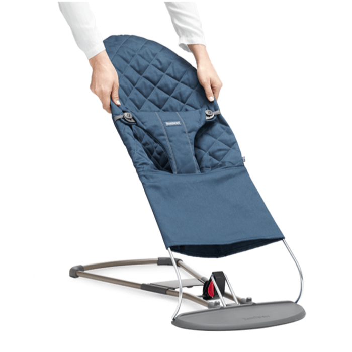 Fabric Seat Bouncer Bliss - Midnight blue, Cotton