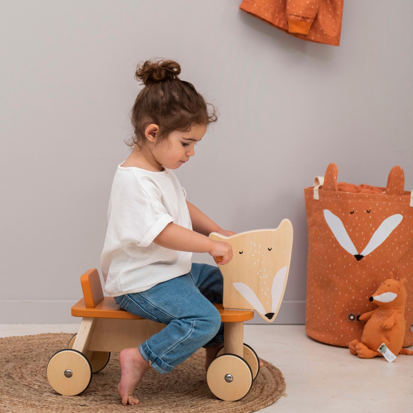 Wooden Bicycle 4 Wheels - Mr. Fox