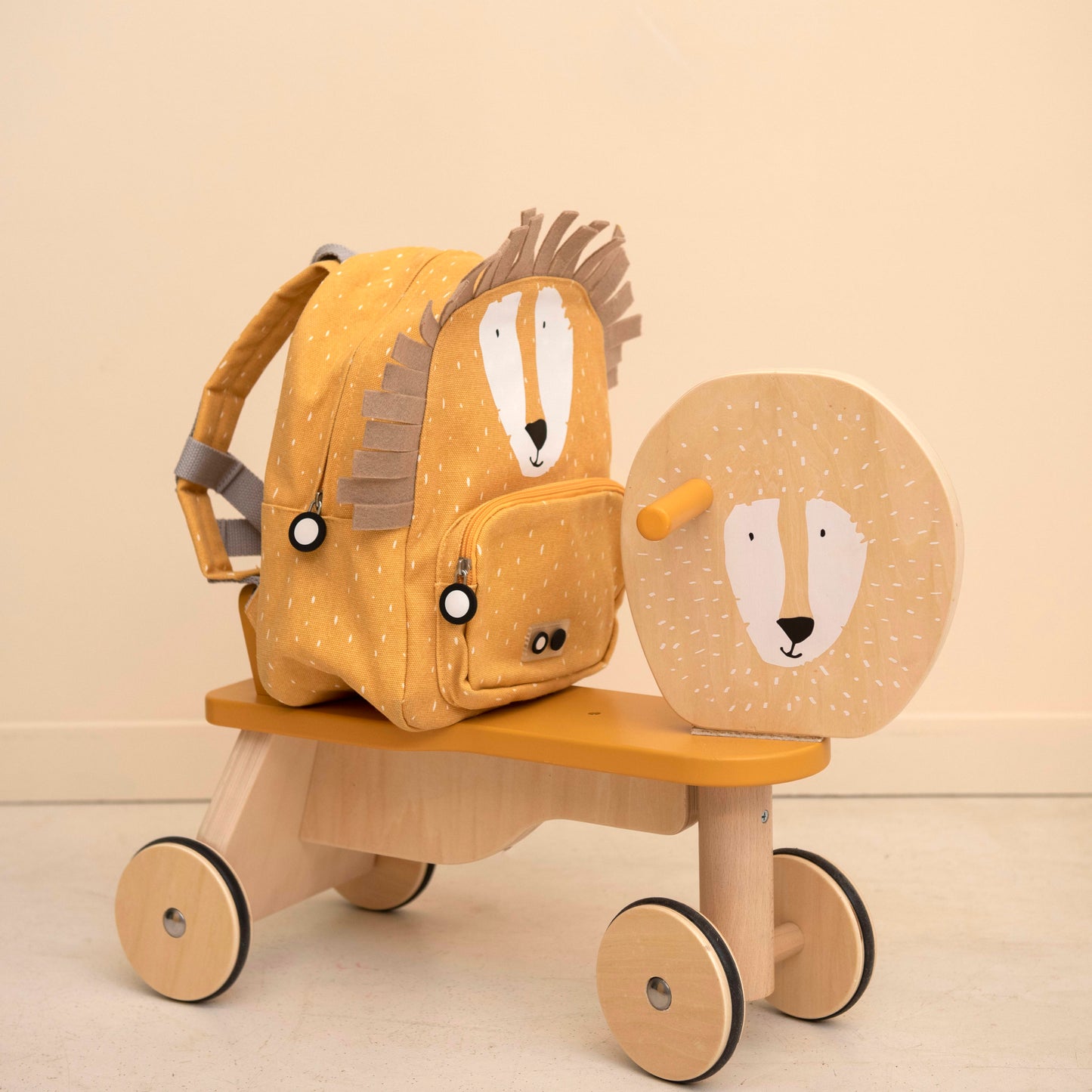 Wooden Bicycle 4 Wheels - Mr. Lion
